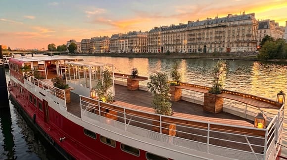 Péniche L’Événement — espace de réception