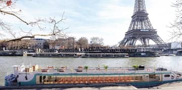 Péniche Siesta — espace de réception